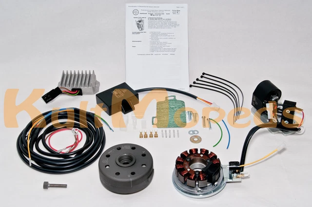 vape blueberry ice Kabelbaumset für 12V-VAPE-Zündung inkl. Schaltplan E-Zündung für Simson  S51B main image 1