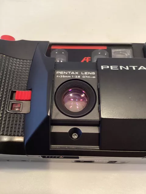 Pentax PC35AF-M 35mm Film Auto Focus Compact Point & Shoot Camera 35/2.8 Lens 3