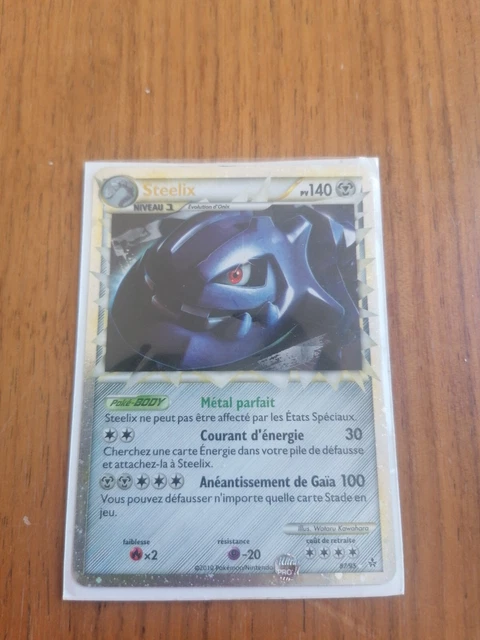 Carte Pokemon Fr Hs Déchainement - Steelix Prime 87/95 Ultra Rare - Be