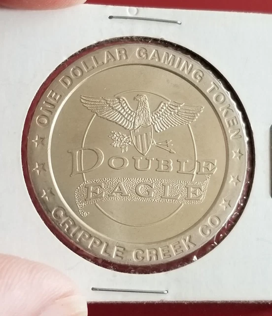 Vintage! DOUBLE EAGLE Hotel & CASINO (Cripple Creek) $1 GAMING TOKEN Vintage! DOUBLE EAGLE Hotel & CASINO (Cripple Creek) $1 GAMING TOKEN