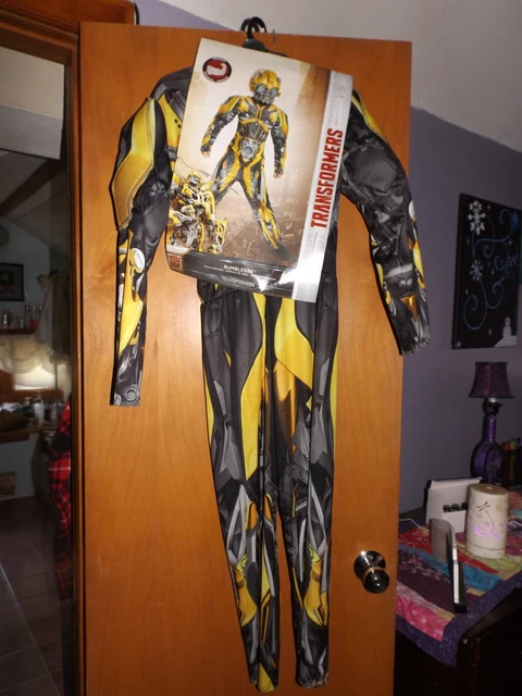 Disguise Transformers Bumblebee Muscles costume size M 7/8(NIP but missing MASK)