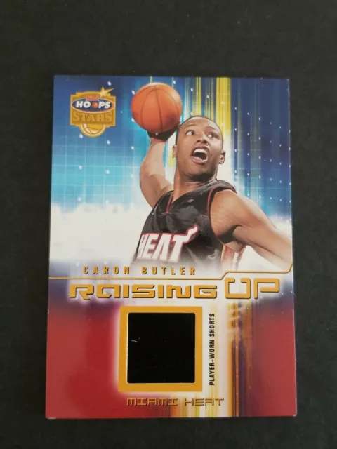 2002-03 Hoops Stars Raising Up Game-Used Shorts Caron Butler 120/250 Heat Uconn 2002-03 Hoops Stars Raising Up Game-Used Shorts Caron Butler 120/250 Heat Uconn