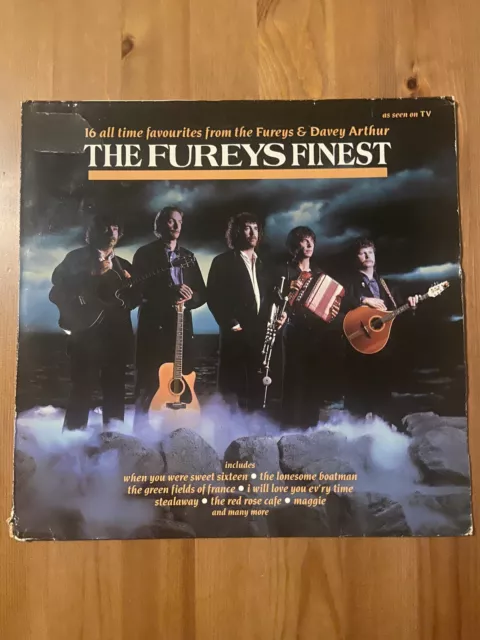 The Fureys & Davey Arthur - The Fureys Finest LP Vinyl EX / VG+ HSTAR 2311