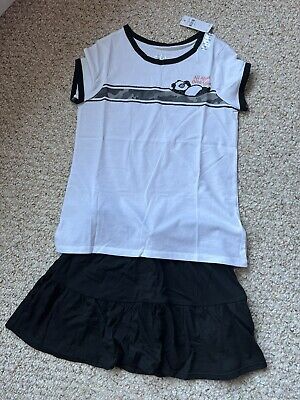 Justice Girls Size10 Outfit Top&Skirt Soft Knit Layers Twirl Fun Built In  Short