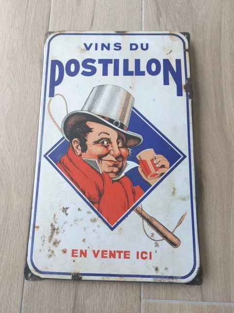Plaque émaillée Bombée Publicitaire - Café Le Mexicain - Métal