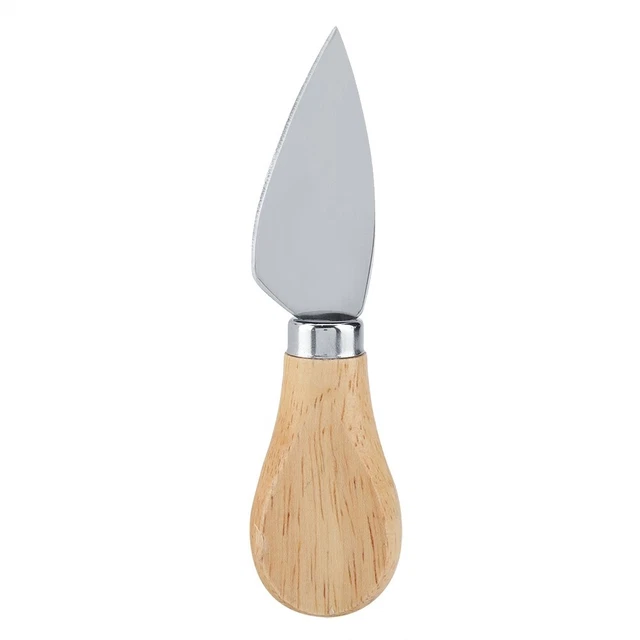 Cuchillo de queso 4X/Juego de cuchillos de queso de acero inoxidable conjunto mango de madera queso