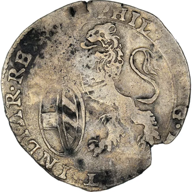 [#971957] Monnaie, Pays-Bas espagnols, Flandre, Philippe IV, Escalin, 1622, Brug