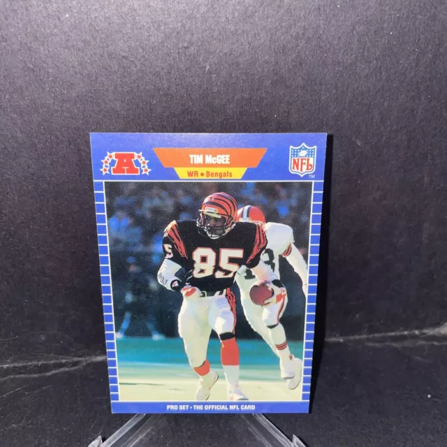 1989 Pro Set #64 TIM MCGEE Cincinnati Bengals