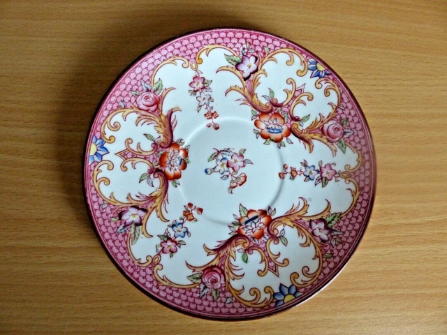 Soucoupe En Porcelaine Sarreguemines Minton Porcelain