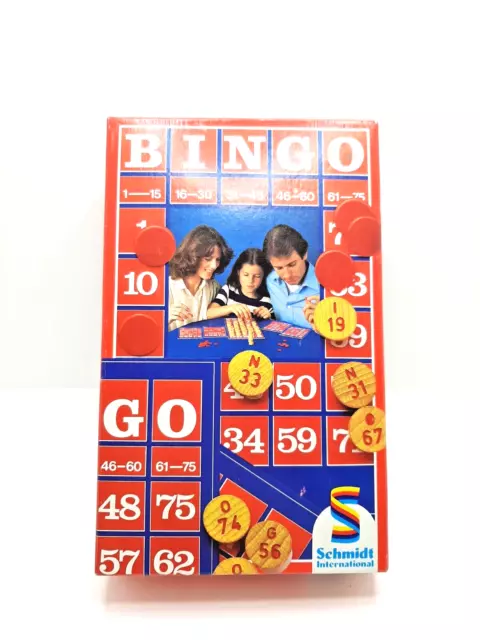 Bingo Schmidt Spiele Vollständig Familienspiel Gesellschaftsspiel Vintage Kult
