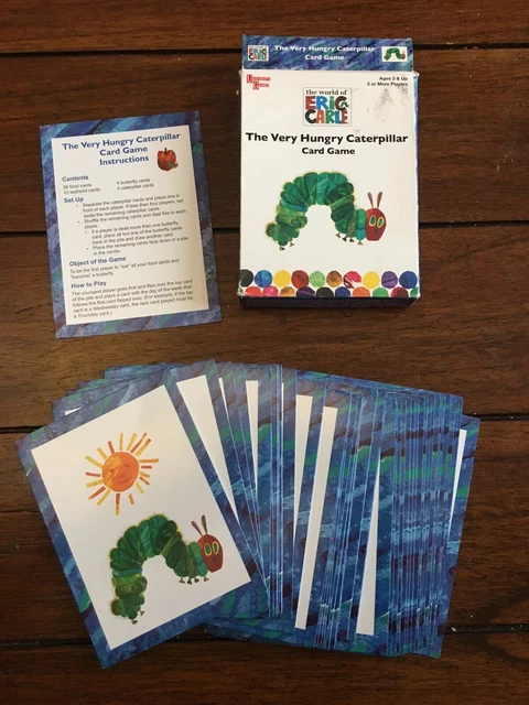 ERIC CARLE VERY Hungry Caterpillar Card Game Paul Lamond University ...