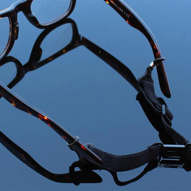Cinta para gafas, resistente al desgarro, reutilizable para el cuello, correa para gafas, gruesa