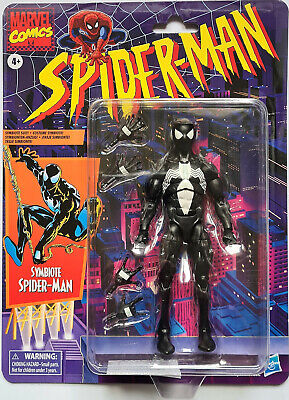 Spider-Man retro Collection Spiderman noir Symbiote Venom Hasbro Marvel Legends