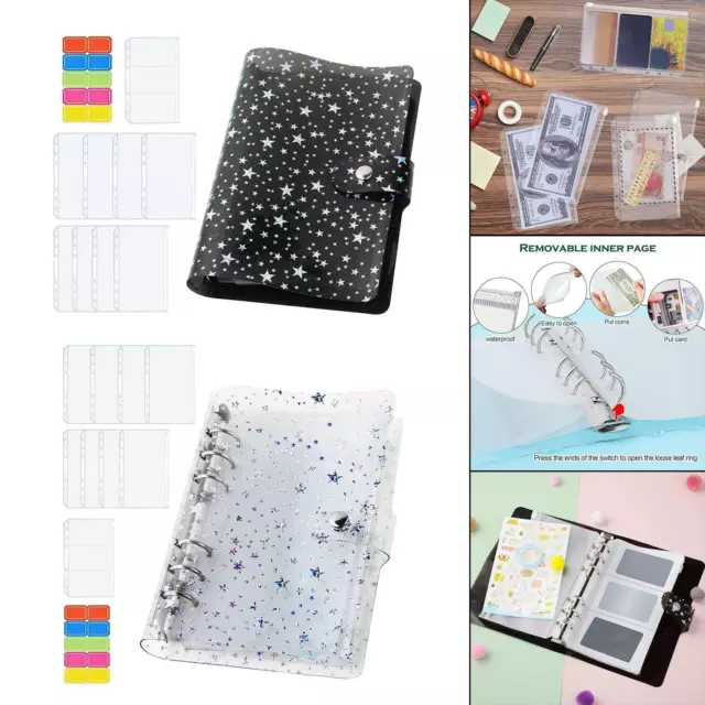 A6-PVC-Notizbuch-Binder-Bargeld-Budget-Umschlag- -Ordner-Organizer-Tasche