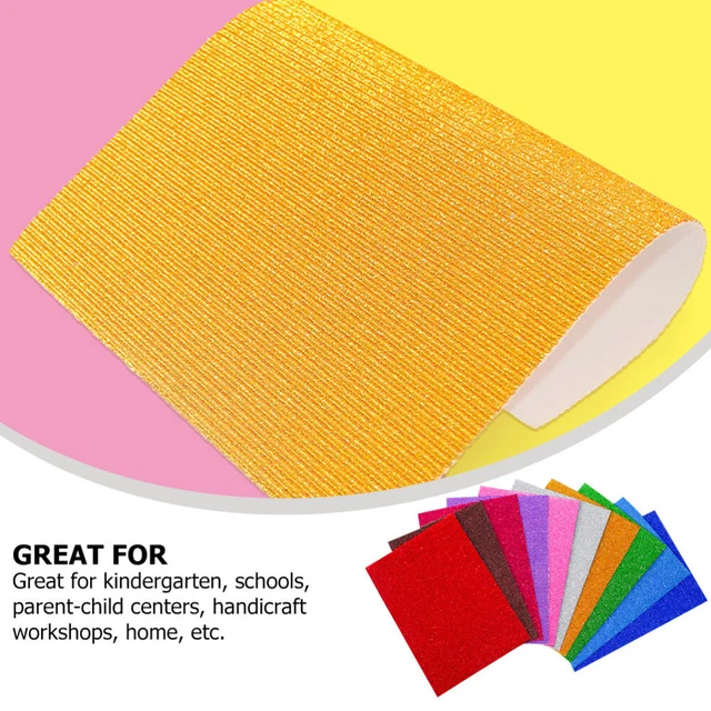 ODETOJOY 10 Fogli Di Cartone Ondulato 21x30 Cm – 3 Strati, Riciclabile, Per DIY, Modellismo E Scuola, Colore Blu