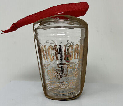 Starbucks MICHIGAN BEEN THERE SERIES Glass Holiday Ornament