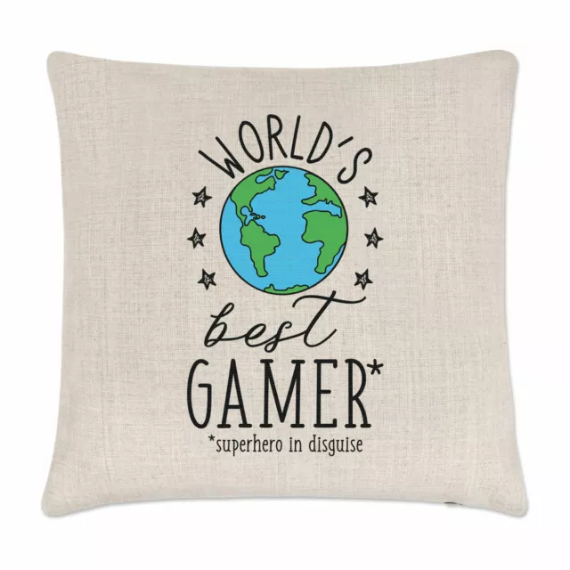 World's Meilleur Joueur Coussin Housse Oreiller Drôle Favourite de Jeux