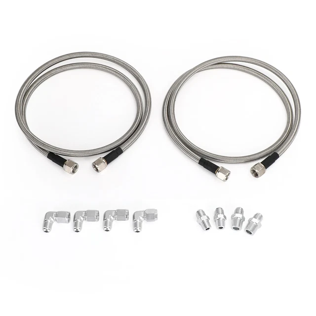 TRANSMISSION COOLER HOSE Lines Kit For TH350 700R4 TH400 52" Length AY