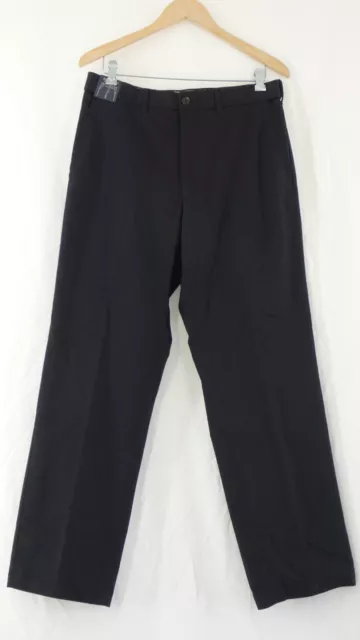 Pantaloni MS Blue Harbour Chino nero vita attiva abbigliamento tempestoso W32 L31 nuovi con etichette