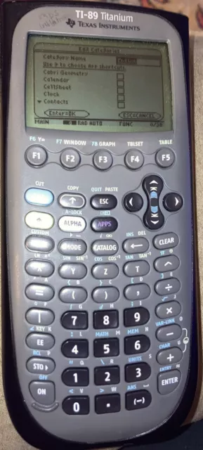 TI-89 Titanium Calculator Works!  *cover & batteries not included