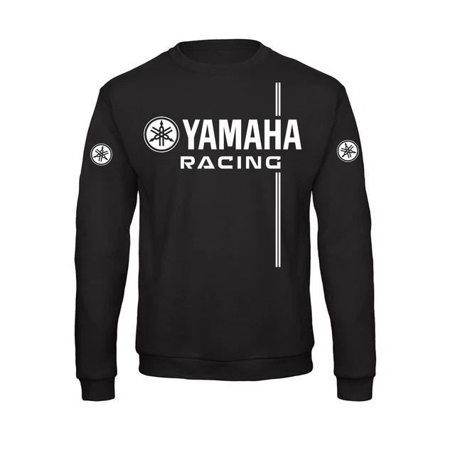 Felpa girocollo Yamaha Racing Team replica corse Motocross Enduro GP scuderia