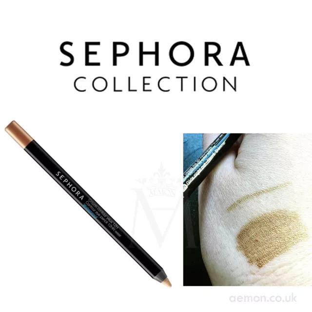 Sephora Contour eye pencil liner 12HR wear  Waterproof 09 Girls night out - GOLD