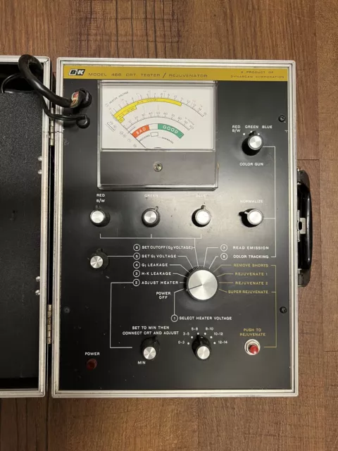 B&K Model 466 CRT Tester Rejuvenator- Powers on #05