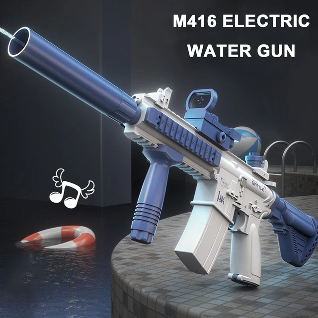 2023 NEU Elektrische Wasser Pistole M416 Kinder Spaß Wasserpistole