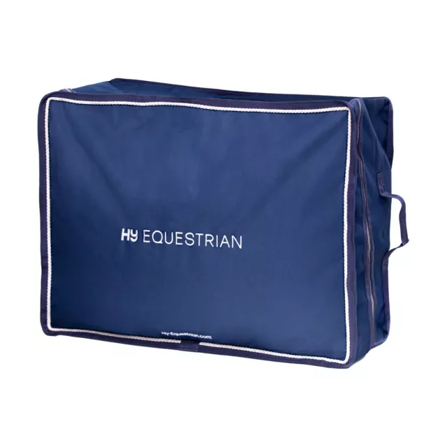 Hy Equestrian Storage Rug Bag With Carry Handles Luggage Collection Navy/Grey