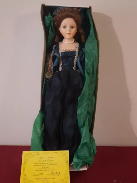 Heritage Signature Collection Porcelain Doll Cynthia 22" D176