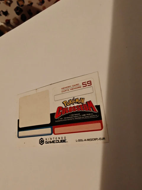 Pokemon Colosseum Nintendo Gamecube (+ Carte Mémoire 59 Blocs