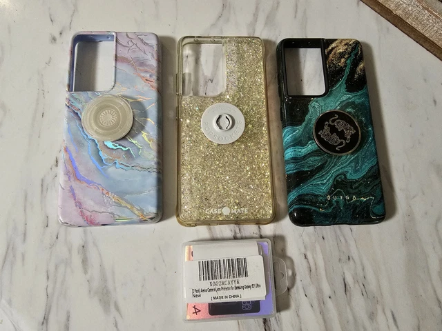 Samsung S21 Ultra Phone Case Lot Velvet Caviar Burga Casemate & Popsockets