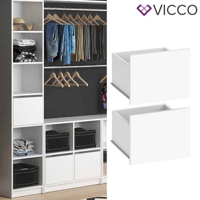 Armoire-penderie Vicco GUEST - Étagère, chambre à coucher, extension Armoire-penderie Vicco GUEST - Étagère, chambre à coucher, extension