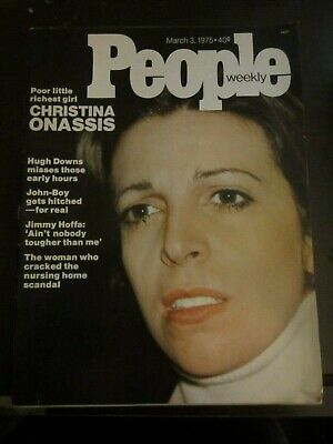 People Magazine March 1975 Christina Onassis No Label (P) K
