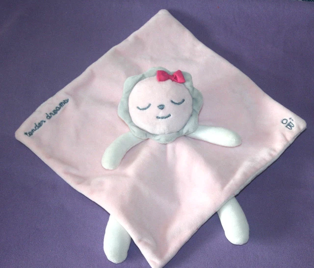 Obaibi Okaidi Doudou Fleur Plat Rose Gris Pois Tander Dream Jambes Noeud Kom9