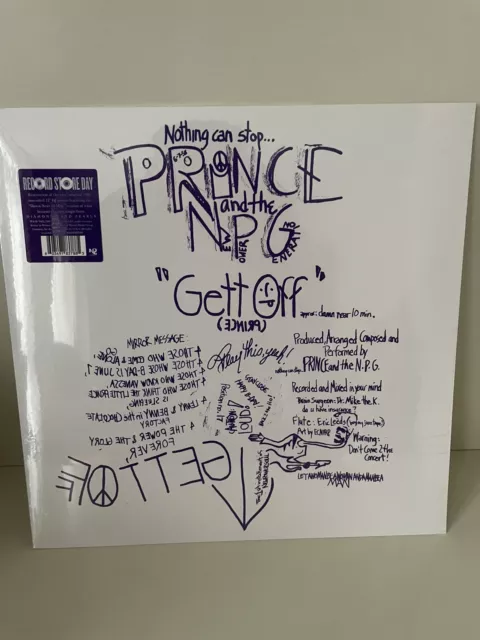 PRINCE -Gett Off- Limited edition 12 Single RSD 2023 - New/Sealed