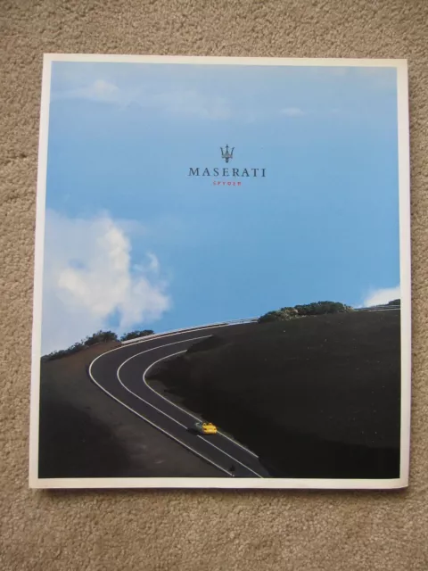 Maserati Spyder brochure c.2001 2