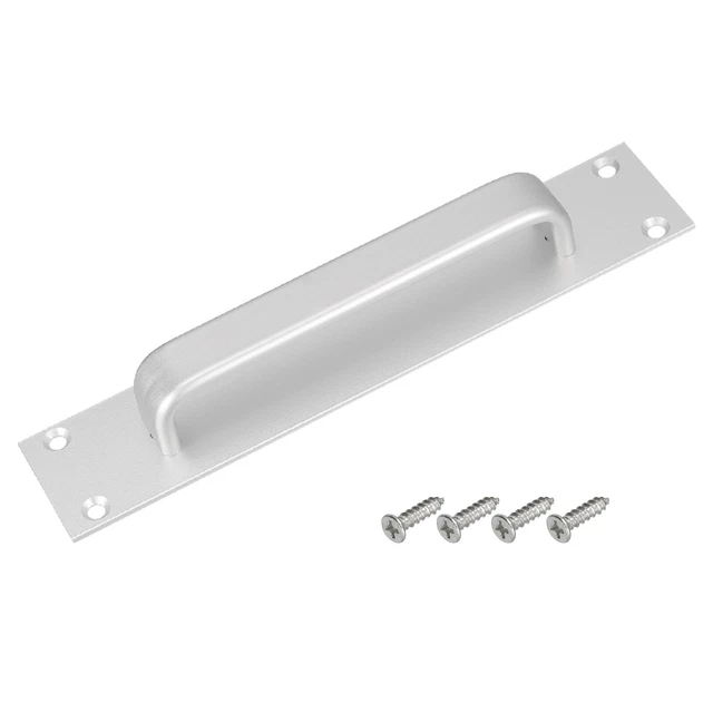1Pcs Door Handle Pulls, 200mm/7.87" Sliding Barn Door Handles for Kitchen, White