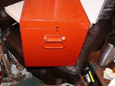 Vintage Snap On Tool Chest Top Box Tools three Drawer Folding Chapeau 70,Due south 24X12X10.5 In 8