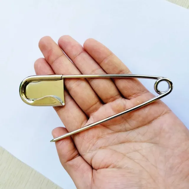 1 pcs. Finger Big Jumbo Safety Pin Heavy Duty Stainless Steel