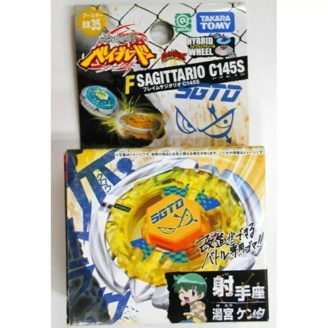 BEYBLADE TAKARA TOMY METAL FUSION SPINNING TOP BB-35 Flame Sagittarius C145S-