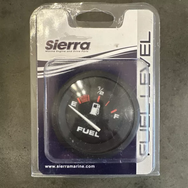 Sierra Amega Domed Series Marine Near Flush Bezel Fuel Gauge 2" 57902P