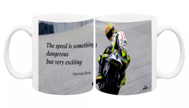 Juko Valentino Rossi Zitat 1277 Moto GP Racing Kaffee Teetasse