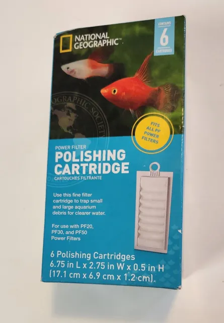 For Aquarium Fish Tank PF20,PF30,PF50 Power Water Filter Cartridge 6 Filters NEW