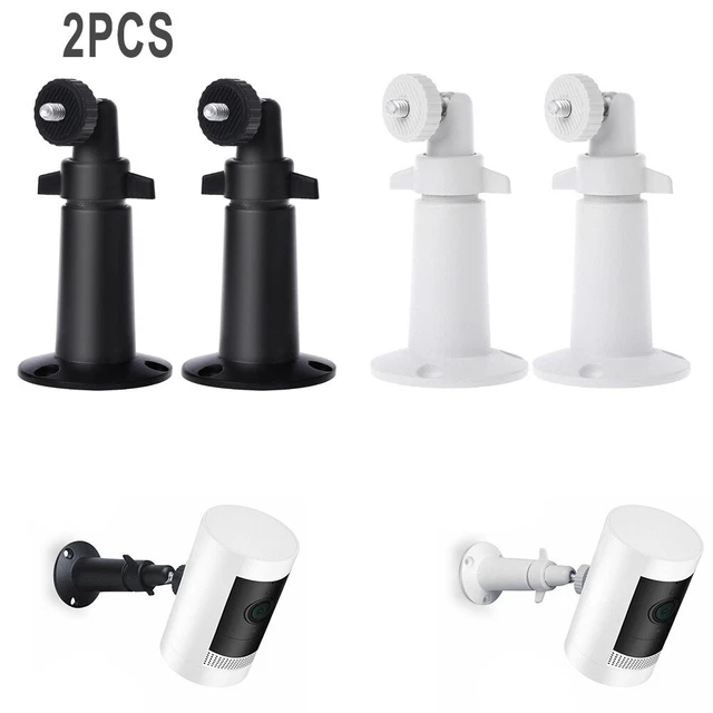 Ring Stick Up Cam Plug in/Battery HD telecamera di sicurezza supporto a parete in metallo