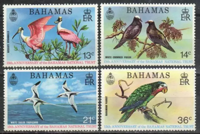 Bahamas Stamp 362-365  - Birds