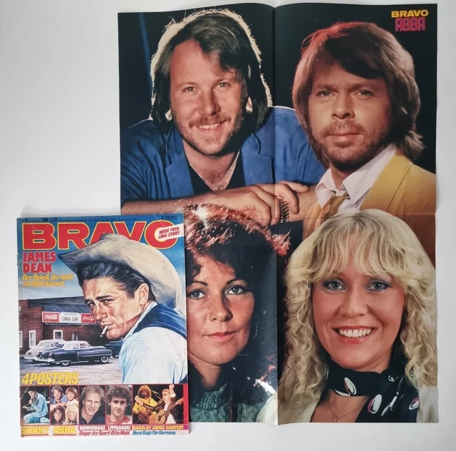 Bravo 6 vom 4.2.1982 James Dean / ABBA / Kiss / Pierre Brice / BJH / Saga(D294)
