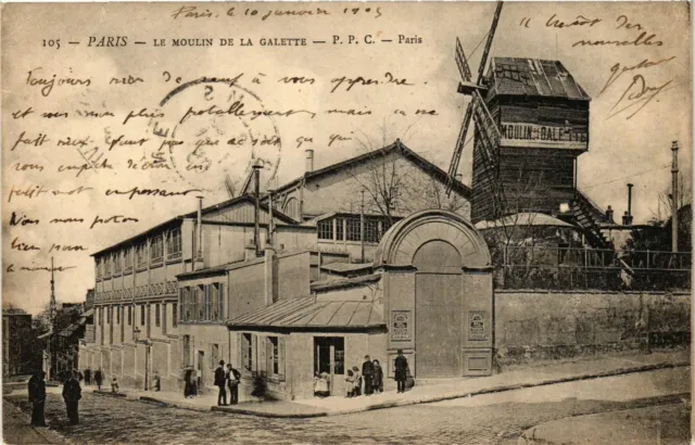 CPA PARIS 18e Le Moulin de la Galette (576976)