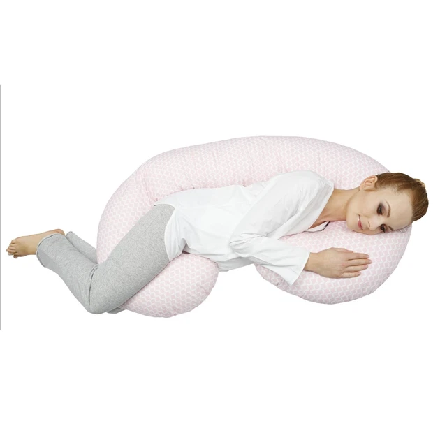 Cojín de almacenamiento Motherhood sleepy-C incl. funda rosa classics EXCELENTE