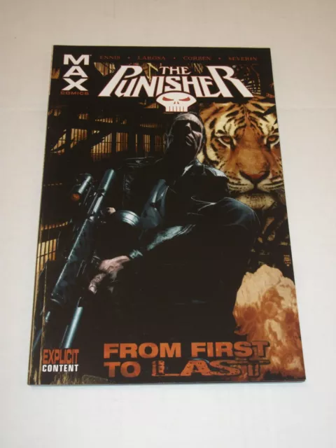 THE PUNISHER MAX FROM FIRST TO LAST TPB Paperback Garth Ennis